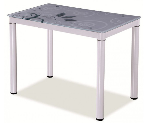 Jedálenský stôl DAMAR biely 